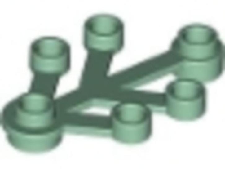 Lego Bladeren 5x Bladeren Klein Sand Green 2423 (NIEUW), Kinderen en Baby's, Speelgoed | Duplo en Lego, Nieuw, Lego, Losse stenen