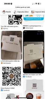 Gezocht dolce gusto QR code tegen vergoeding, Ophalen of Verzenden, Zo goed als nieuw, Koffiemachine