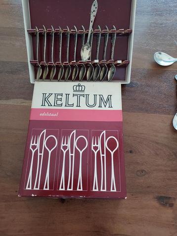 lepeltjes edelstaal. in originele verpakking 12 st. beschikbaar voor biedingen