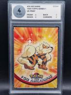 Arcanine 1999 topps Series 1 uk print #59 woetoe grading 4, Verzenden, Gebruikt, Losse kaart