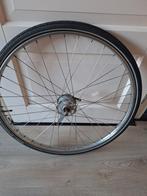 28 inch  voor wiel Fietswiel met band trommel rem, Fietsen en Brommers, Fietsonderdelen, Wiel, Vredestein, Gebruikt, Algemeen