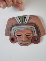 Vintage azteekse keramiek wanddecoratie, Ophalen of Verzenden