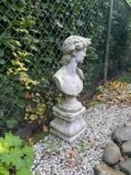 stenen Griekse god met opzetstuk, Verzamelen, Ophalen, Zo goed als nieuw, Religie