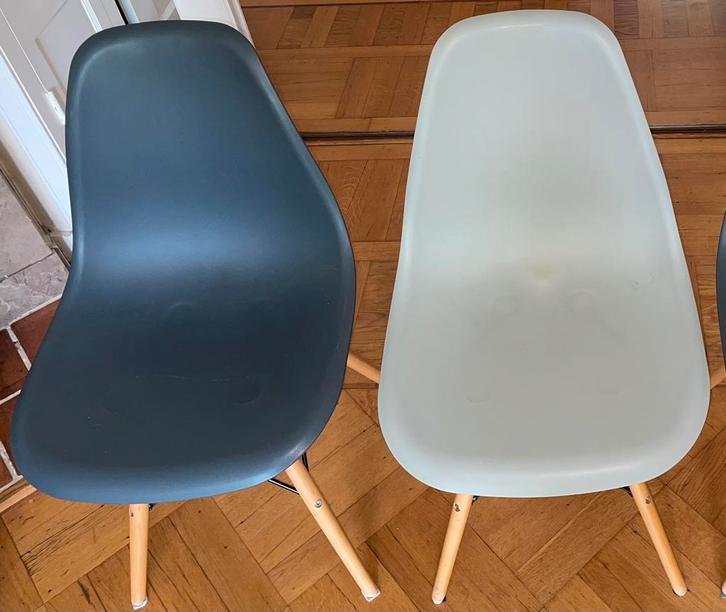 2 scandinavische stoel eetkamer stoel Zweedse IKEA, Huis en Inrichting, Stoelen, Zo goed als nieuw, Kunststof, Wit, Ophalen of Verzenden