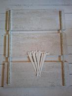 3 planken, plankdragers en rails, Ophalen