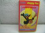 vhs 124a daffy duck en zijn vrienden happy fun, Cd's en Dvd's, VHS | Kinderen en Jeugd, Alle leeftijden, Ophalen of Verzenden