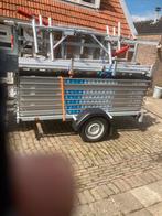 Steigeraanhanger - ruim uitgerust zgan, Doe-het-zelf en Verbouw, Steigers, Ophalen, Zo goed als nieuw, Rolsteiger of Kamersteiger