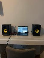 Complete Thuisstudio Set + 2 KRK Classic 5 Monitors, Muziek en Instrumenten, Ophalen, Zo goed als nieuw, Minder dan 500 watt, Monitor(versterker)