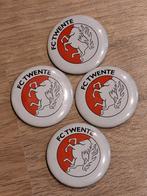 FC Twente Buttons - Set van 4, Ophalen of Verzenden, Gebruikt, Sport, Button
