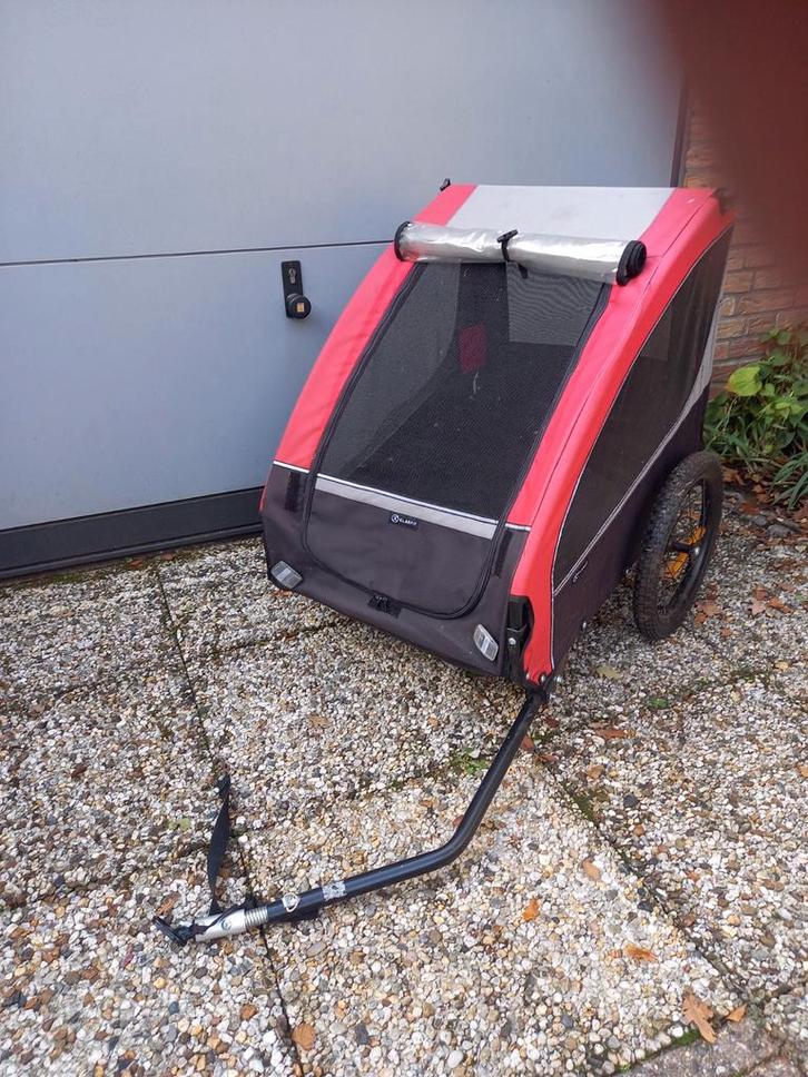 Fietskar voor de hond tot 40 kg, Fietsen en Brommers, Fietsaccessoires | Aanhangers en Karren, Zo goed als nieuw, Hondenkar, Ophalen of Verzenden