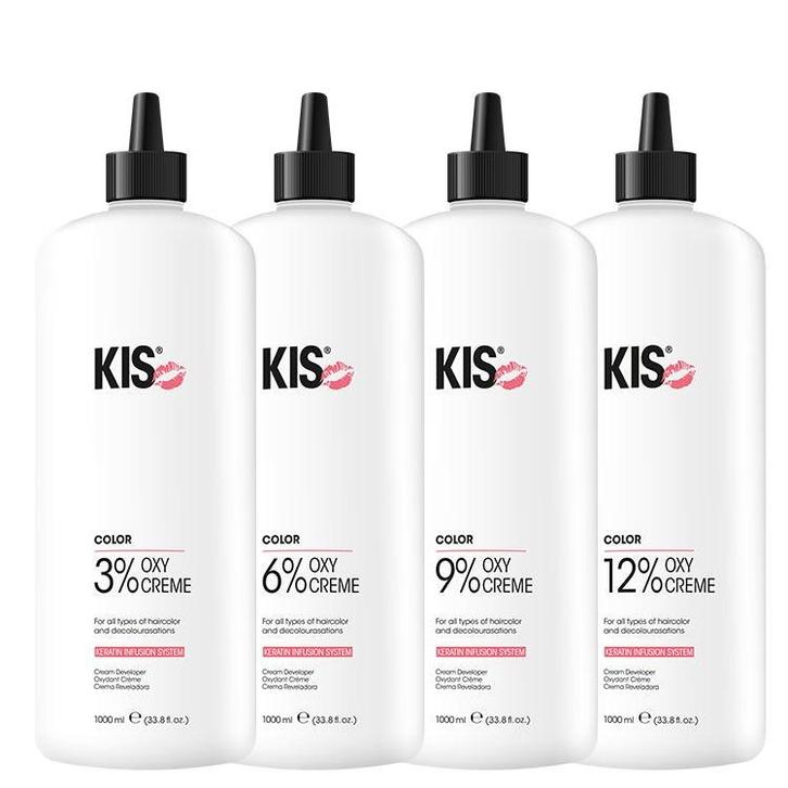 KIS Oxy Crème Set - 3%, 6%, 9%, 12%, Sieraden, Tassen en Uiterlijk, Uiterlijk | Cosmetica en Make-up, Nieuw, Toebehoren, Gehele gezicht