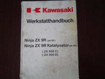 KAWASAKI NINJA ZX 9R vanaf 1998 werkstatthandbuch ZX900 beschikbaar voor biedingen