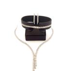 Prachtige 14 karaat wit gouden ketting, Ophalen of Verzenden, Zo goed als nieuw, Wit, Goud