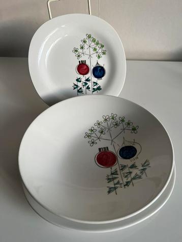 Set 3 Vintage Rörstrand Pomona Borden Marianne Westman 50’s beschikbaar voor biedingen