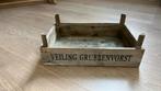 Oud veilingkistje, Ophalen of Verzenden, Zo goed als nieuw, Minder dan 50 cm