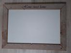 Magneet- whitebord steigerhout, Ophalen, Zo goed als nieuw, Rechthoekig, Minder dan 100 cm