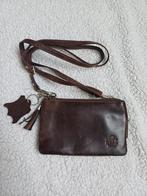 Bear Design bruin leer portomonnee / clutch / tas, Sieraden, Tassen en Uiterlijk, Portemonnees, Overige merken, Bruin, Ophalen of Verzenden