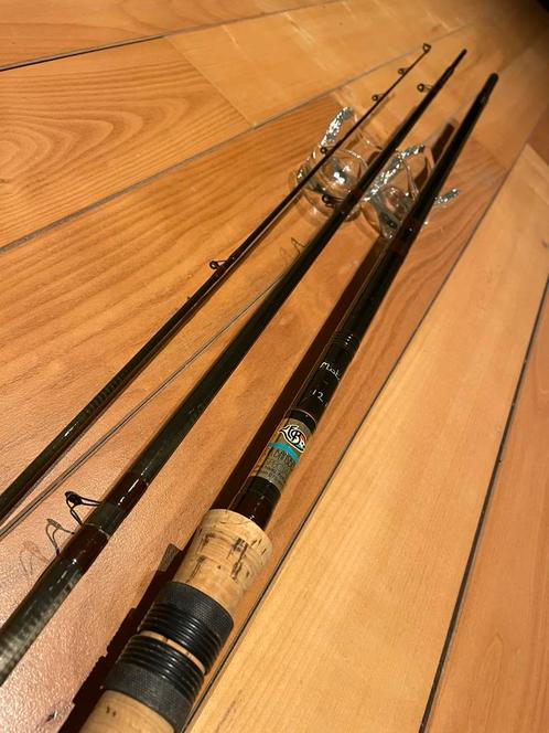 Erik Bansberg Special Match Beta Graphite 12 FT drie delig, Watersport en Boten, Hengelsport | Witvissen, Zo goed als nieuw, Werphengel