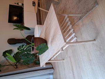 GRATIS AFHALEN licht houten salon tafel japandi stijl 