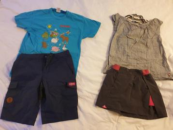 K broek Trollkids 146 d.blauw met shirt, rokje 131 shirt 146 beschikbaar voor biedingen