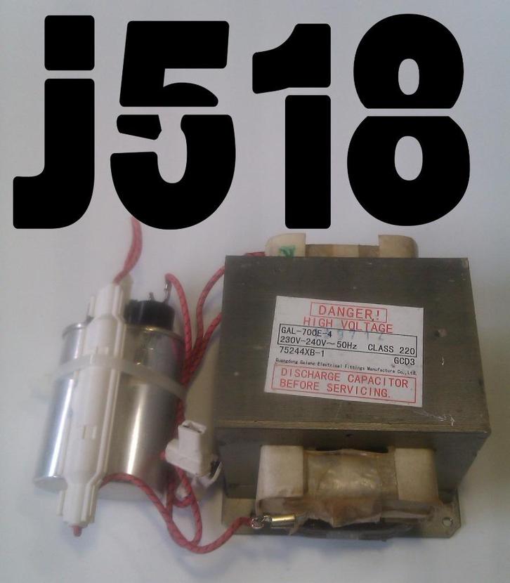 2kV hoogspanning transformator GAL-700E-4 met 0,92uF cap, Hobby en Vrije tijd, Elektronica-componenten, Gebruikt, Ophalen of Verzenden