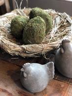 NIEUW BINNEN: PAAS DECORATIES mos paasei mooi met nestje, Nieuw, Ophalen of Verzenden, Nvt, Nvt