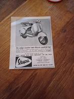 Advertentie van Vespa scooter directe aandrijving 1957, Ophalen of Verzenden