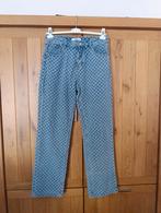 Mooie broek met patroon maat 42/XL van See See Paris, Blauw, Maat 42/44 (L), Ophalen of Verzenden, Zo goed als nieuw