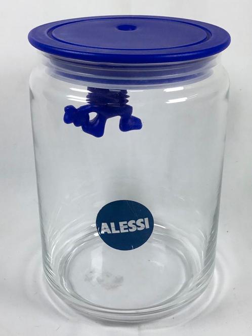 Alessi glazen voorraadpot design Mattia Di Rosa, Huis en Inrichting, Keuken | Keukenbenodigdheden, Zo goed als nieuw, Ophalen of Verzenden