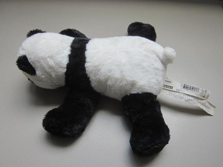 Ikea Kramig 302.213.16 superzacht wit-zwarte Panda beer knuf, Kinderen en Baby's, Speelgoed | Knuffels en Pluche, Nieuw, Beer