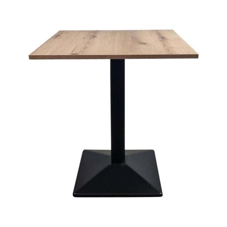 Complete horeca tafels 67x67cm, Bistro tafel melamine  465, Huis en Inrichting, Tafels | Eettafels, Gebruikt, 200 cm of meer, Rechthoekig