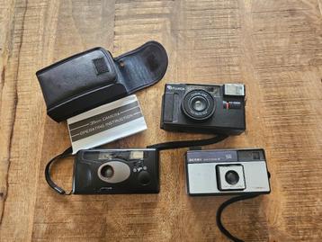 3 Vintage fotocamera's Analoog beschikbaar voor biedingen