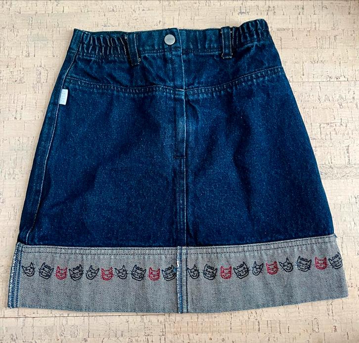 Esprit jeans rok / spijkerrok - maat 140 - kattenpatroon, Kinderen en Baby's, Kinderkleding | Maat 140, Zo goed als nieuw, Meisje