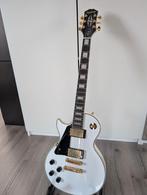 Epiphone Les Paul Custom - Wit linkshandig, Muziek en Instrumenten, Ophalen of Verzenden, Zo goed als nieuw, Solid body, Epiphone