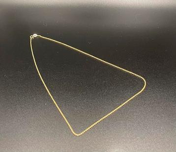 14k gouden gourmetschakelketting 45 cm beschikbaar voor biedingen