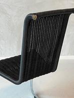 Tecta B20 eetkamerstoel vintage eettafelstoel sledestoel, Gebruikt, Zwart, Vintage, Ophalen of Verzenden