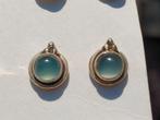 Vanoli 925 zilveren oorbellen / oorknopjes met chalcedoon, Sieraden, Tassen en Uiterlijk, Oorbellen, Daiva1973@hotmail.com, Vanoli