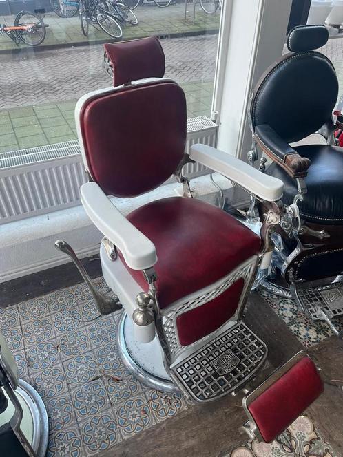 Klassieke kappersstoel - Vintage Barber Chair, Antiek en Kunst, Antiek | Meubels | Stoelen en Banken, Ophalen