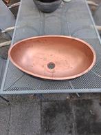 Koperen Wasbak - Stijlvol en Uniek, Minder dan 50 cm, Gebruikt, Ophalen of Verzenden, Minder dan 25 cm