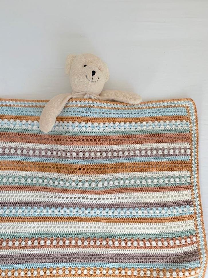 Gehaakte babydeken Baby-droom, nieuw en handgemaakt, Kinderen en Baby's, Dekens, Slaapzakjes en Inbakerproducten, Nieuw, Deken