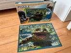 Puzzel 100 stuks kikker, Ophalen of Verzenden, Meer dan 50 stukjes, Zo goed als nieuw, 4 tot 6 jaar