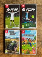 Nintendo Switch: FC25, FC24, Minecraft en FarmingSimulator23, Spelcomputers en Games, Games | Nintendo Switch, Ophalen of Verzenden