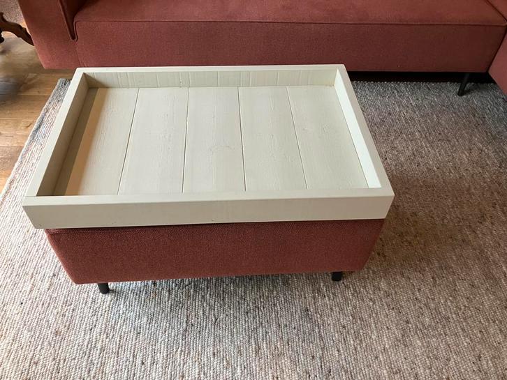 Dienblad van steigerhout, Huis en Inrichting, Woonaccessoires | Dienbladen, Zo goed als nieuw, Overige materialen, Ophalen of Verzenden