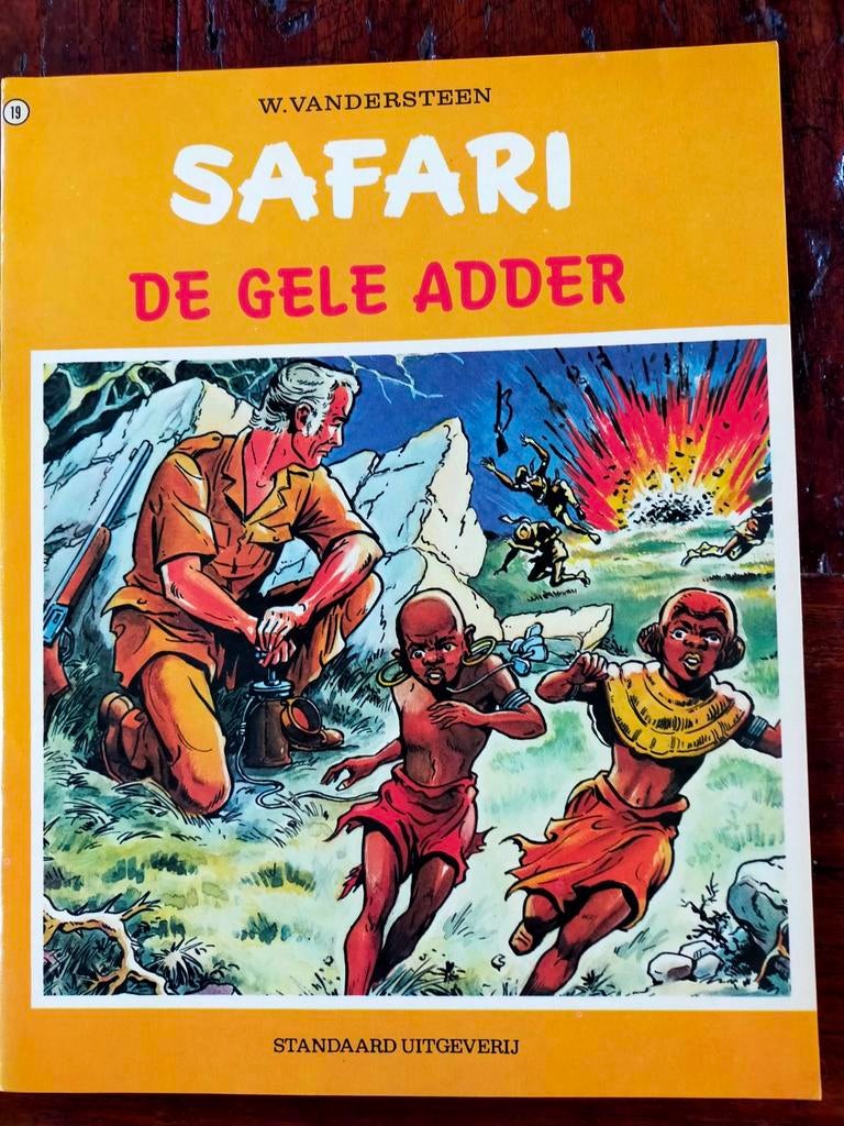W. Vandersteen Safari nr 19 t/m 24. uit 1973 en 1974, Ophalen of Verzenden, Kuifje, Gebruikt, Boek of Spel