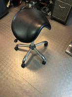 Zwarte Kapper zadelkruk, Huis en Inrichting, Ophalen of Verzenden, Zo goed als nieuw, Zwart, Bureaukruk