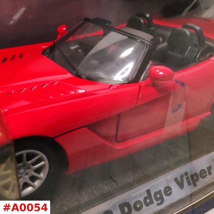 Dodge Viper RT-10 Convertable 2003 red Motor Max 1:18 Nieuw, Hobby en Vrije tijd, Modelauto's | 1:18, Nieuw, Auto, Motormax, Ophalen of Verzenden