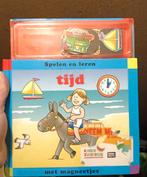 Leerzaam kinderboek met magneten over de  Tijd, 5 of 6 jaar, Fictie algemeen, Jongen of Meisje, Voorleesboek