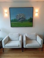 2x Ikea KOARP fauteuils gunnared beige  in nette staat, Huis en Inrichting, Fauteuils, Ophalen, 75 tot 100 cm, Ikea koarp, Zo goed als nieuw