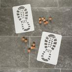 schoenafdruk sjabloon piet voetafdruk set van 2, Ophalen of Verzenden, Nieuw