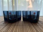 Iittala Alvar Aalto waxinelichtjes 2x kleur rain collectable, Overige materialen, Blauw, Ophalen of Verzenden, Zo goed als nieuw
